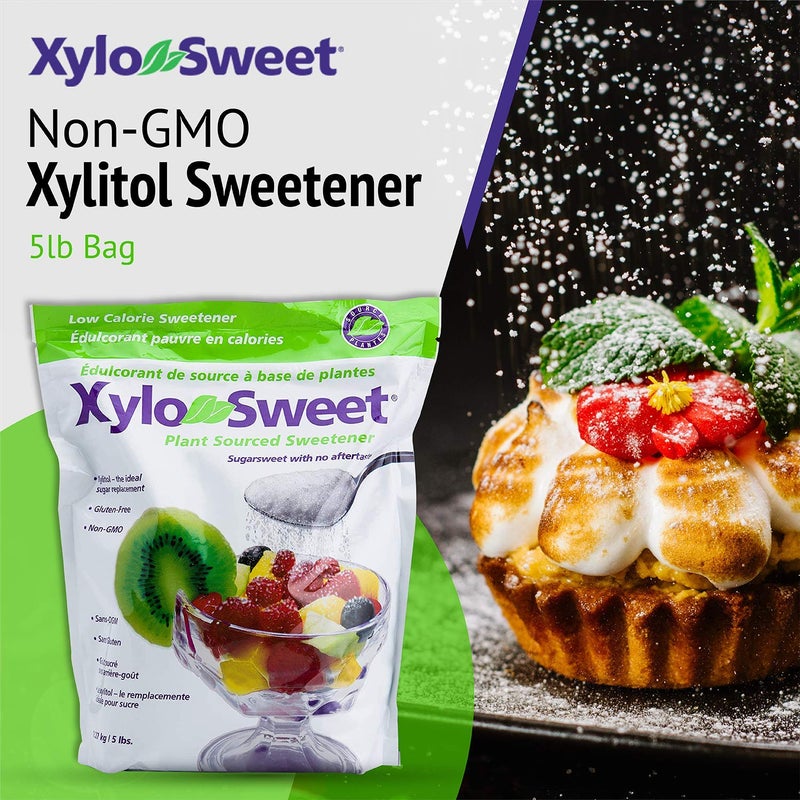Xlear XyloSweet Plant Sourced Xylitol Sweetener - Pure Natural Sugar Substitute, Granules, Non-GMO, Gluten-Free, 5 Pound Bag (Pack of 1) - Image 3